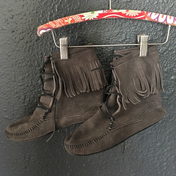 🌙Minnetonka Ankle Suede Boots - Picture 7 of 8